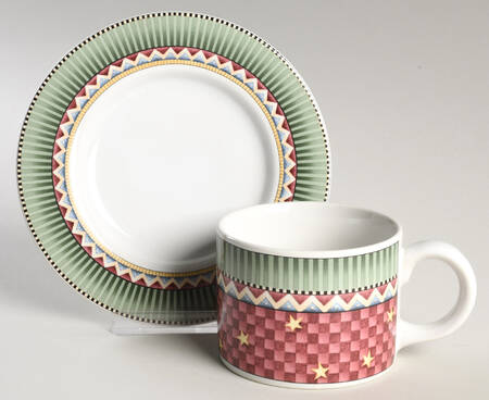 Nutcrackers Flat Cup & Saucer Set