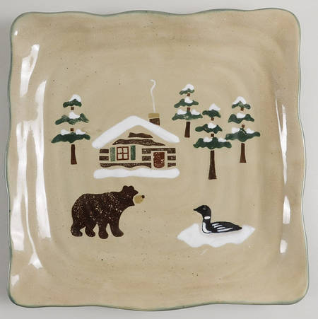Lodge Square Dinner Plate