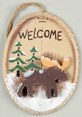 Lodge "Welcome" Wall Plaque