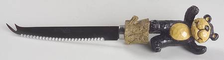 Lodge Figural Cheese Knife W/Stainless Blade