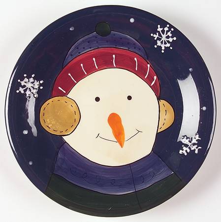 Snow Friends Salad Plate