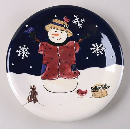 Snow Friends Salad Plate