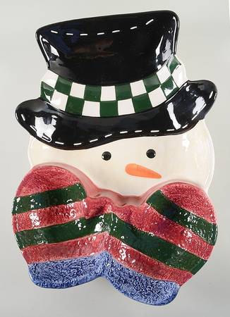 Snow Friends 1 Piece Figural Chip and Dip