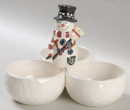 Snow Friends Snack Dish