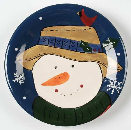 Snow Friends Salad Plate