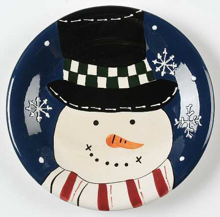 Snow Friends Salad Plate