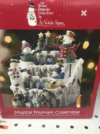Snow Friends Figural Music Box