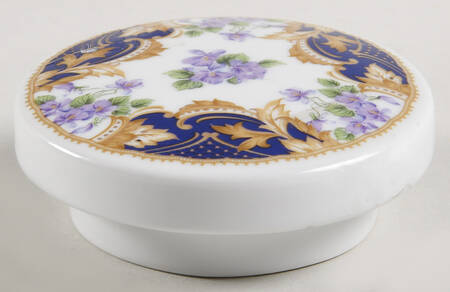 Royal Violets Teapot Lid for Individual Teapot with Cup