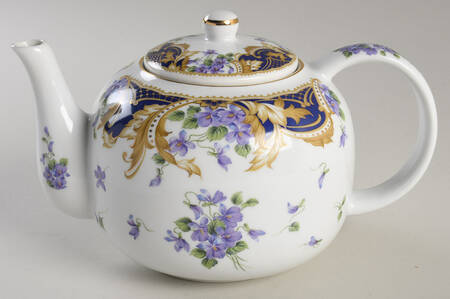 Royal Violets Teapot & Lid