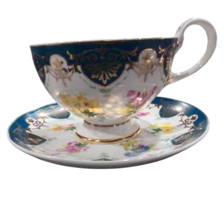 Vanderbilt Service Footed Cup & Saucer Set