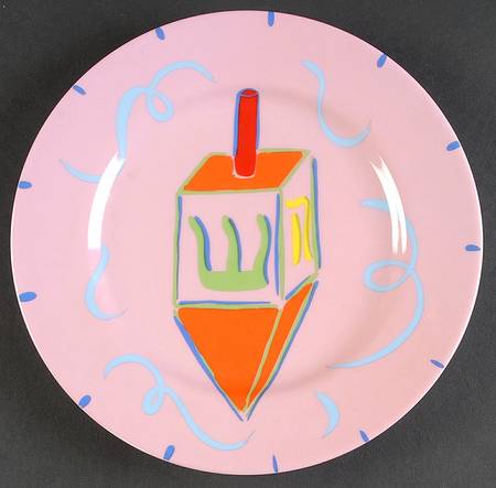 Festival of Lights Salad/Dessert Plate