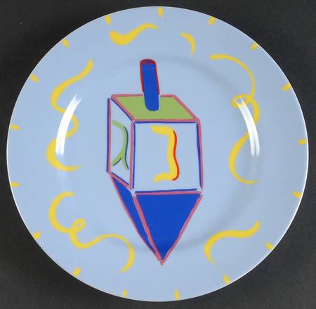 Festival of Lights Salad/Dessert Plate