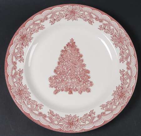 Yuletide Red 12" Chop Plate (Round Platter)