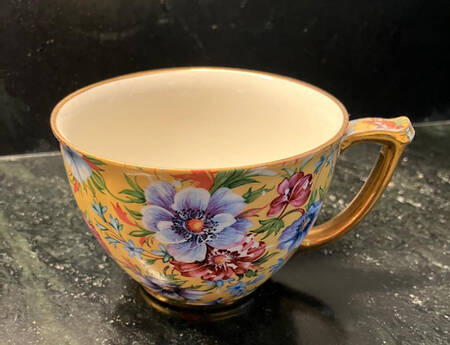 Sophie Chintz Flat Cup