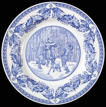 Victorian Children Luncheon Plate