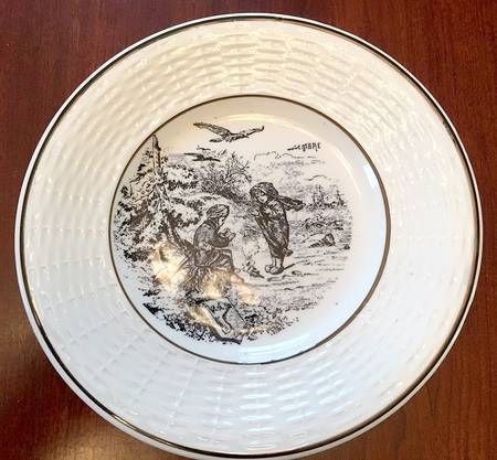 LES MOIS THE MONTHS Bread & Butter Plate