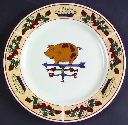 Country Gathering Salad Plate