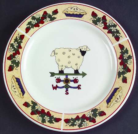 Country Gathering Salad Plate