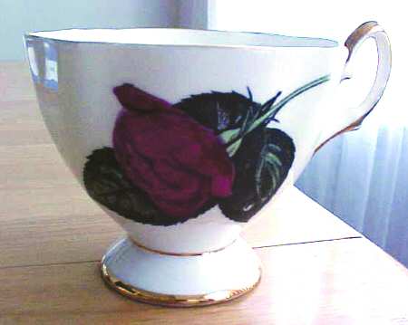 A Rose For You Footed Cup