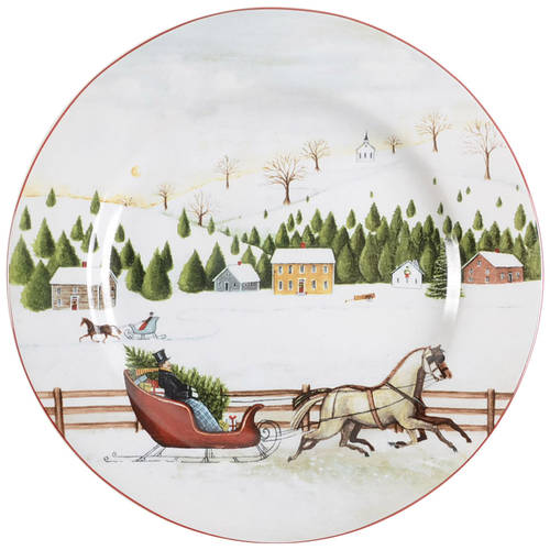 Christmas Valley Salad/Dessert Plate