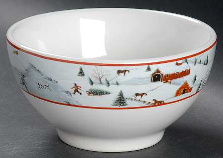 Christmas Valley Coupe Cereal Bowl