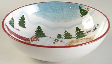 Christmas Valley Soup/Cereal Bowl