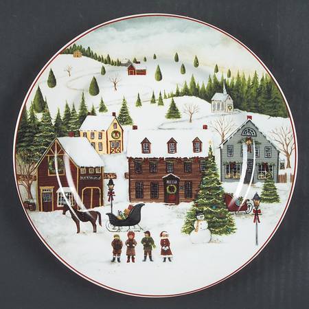 Christmas Valley Salad/Dessert Plate