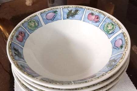 Vegetable Patch Coupe Soup Bowl