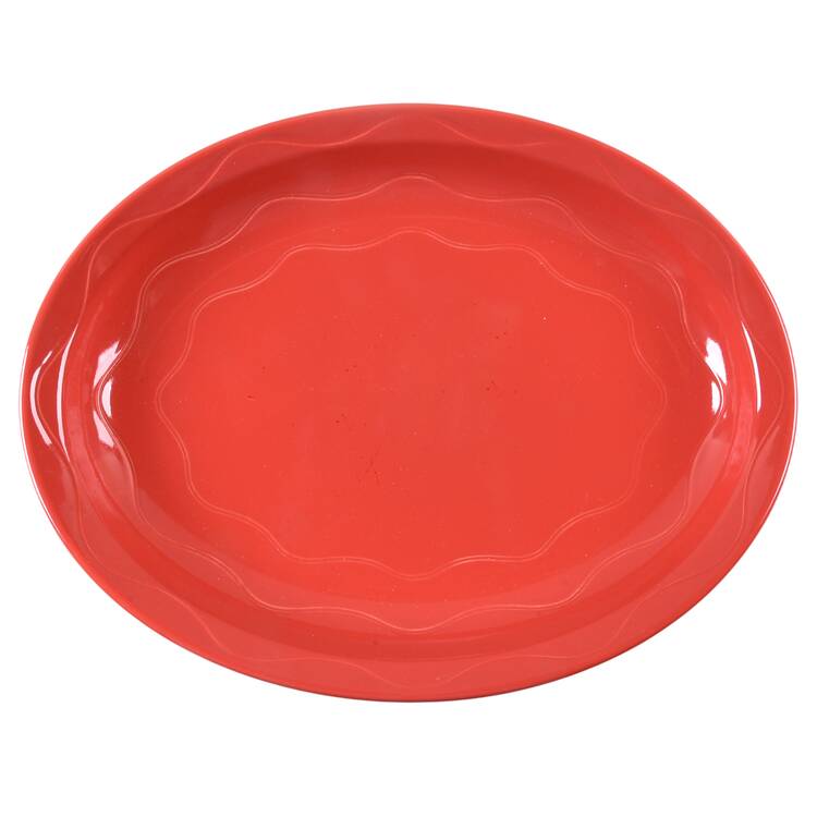 Cantina Red (Cayenne) 13" Oval Serving Platter