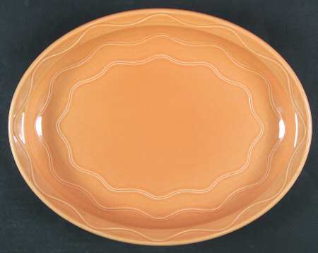 Cantina Yellow (Saffron) 13" Oval Serving Platter