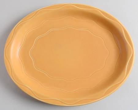 Cantina Yellow (Saffron) 11" Oval Serving Platter
