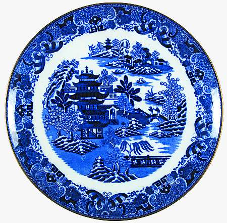 Two Temples Cake Plate