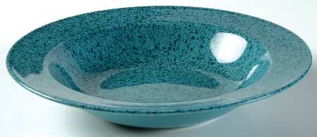 Tablerock Teal Rim Soup Bowl