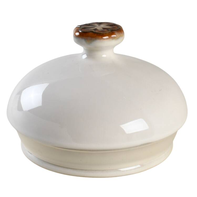 Waves Brown Lid for Large Canister