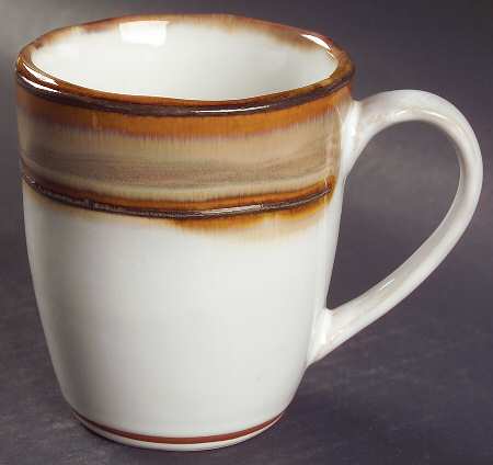 Waves Brown Mug by Sango