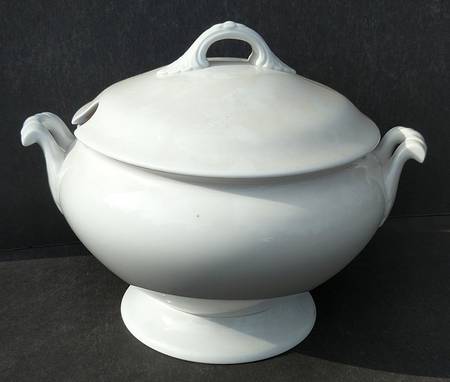 Regimental White Tureen &  Lid