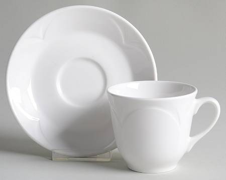 Bianco Flat Cup & Saucer Set