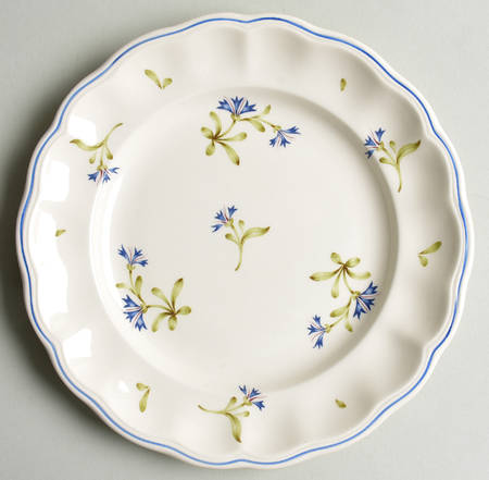 Williamsburg Cornflower Salad Plate