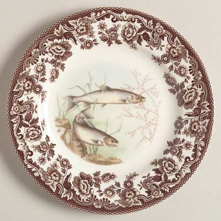 Woodland Stream Salad/Dessert Plate