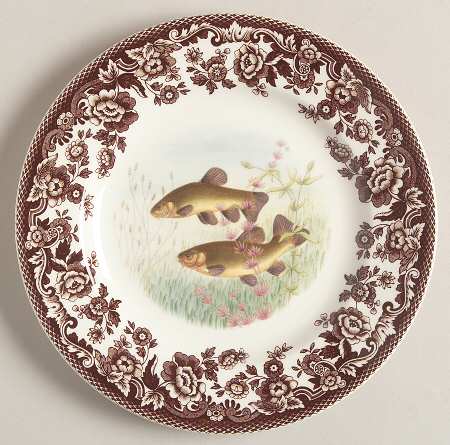 Woodland Stream Salad/Dessert Plate
