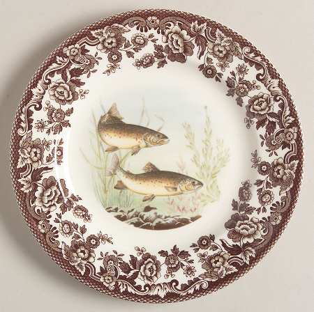 Woodland Stream Salad/Dessert Plate
