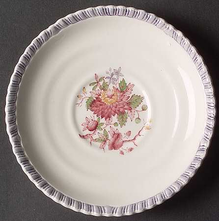 Spode's Aster Saucer for Demitasse Cup