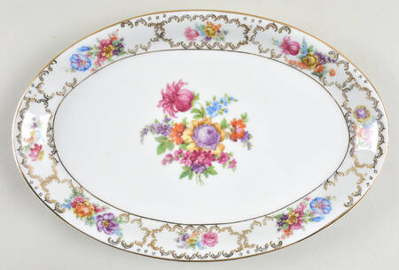 Dresdner Art 12" Oval Serving Platter