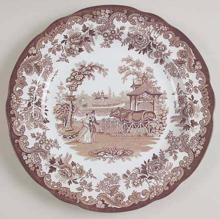 Archive Collection Brown Dinner Plate