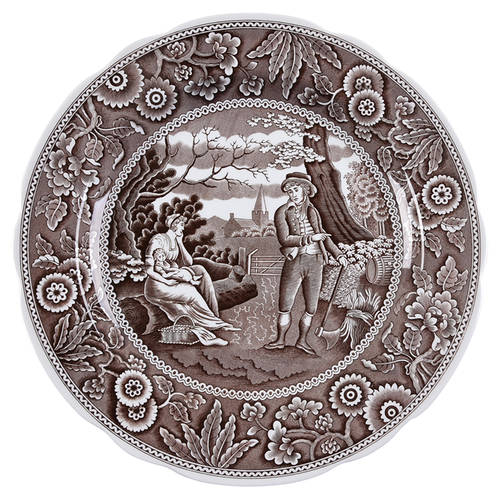 Archive Collection Brown Dinner Plate