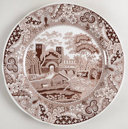 Archive Collection Brown Dinner Plate