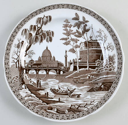 Archive Collection Brown Dinner Plate