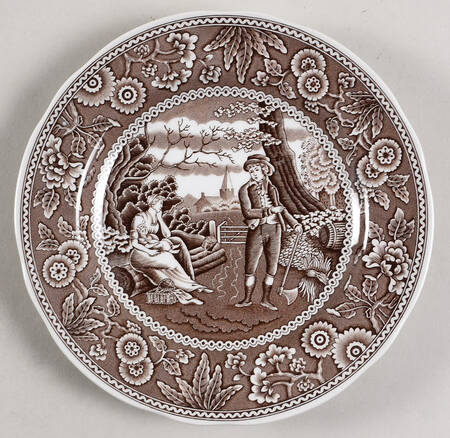 Archive Collection Brown Bread & Butter Plate