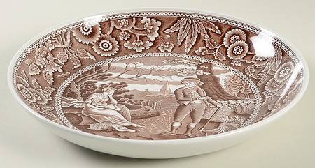 Archive Collection Brown 10" Individual Pasta Bowl
