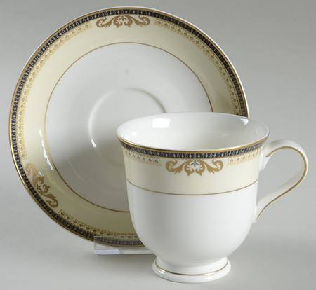 Citadel Footed Cup & Saucer Set